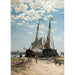 Reproductie van het schilderij Het Haven van Dordrecht - Carl Skånberg