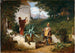 Vrienden uit de kindertijd - Carl Spitzweg — weergave van het kunstwerk