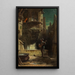 La Sérénade - Carl Spitzweg — ingelijst kunstwerk aan de muur