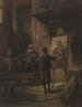 De schilder - Carl Spitzweg — weergave van het kunstwerk