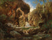 Bassins rocheux avec eaux vives - Carl Spitzweg — weergave van het kunstwerk