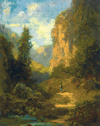 Carl Spitzweg - Gebirgslandschaft.webp