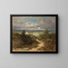 Landschap met rivier - Carl Spitzweg — ingelijst kunstwerk aan de muur