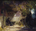 De kluizenaar voor zijn retraite - Carl Spitzweg — weergave van het kunstwerk