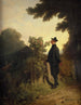 L'amant de roses - Carl Spitzweg — weergave van het kunstwerk