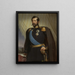Oskar Ier 1799-1859 Koning van Zweden en Noorwegen - Carl Staaff — ingelijst kunstwerk aan de muur