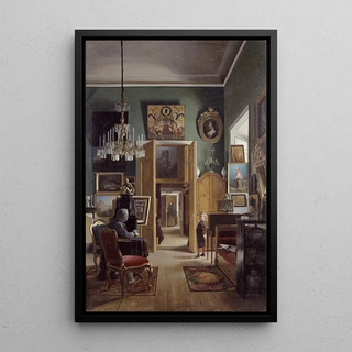 Carl Stefan Bennet - Interior of the Painters Home in Stockholm.webp