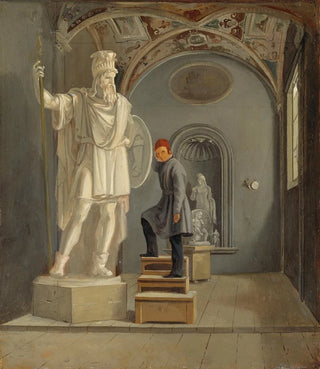 Carl Stefan Bennet - The Sculptor Fogelbergs Studio in Rome.webp