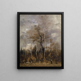 Carl Theodor MeyerBasel - Oak and Birch Trees in Early Spring.webp