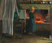 in een Nederlandse boerderijkeuken - Carl Theodor von Blaas — weergave van het kunstwerk