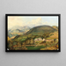 Uitzicht op het domein van Saint-Christoph, Saint-Christophen nabij Prigglitz, Neder-Oostenrijk - Carl Thöndel — ingelijst kunstwerk aan de muur