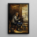 van het boerenwinkel- schilderij - Carl von Merode — ingelijst kunstwerk aan de muur
