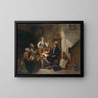 Carl Wilhelm Hbner - Heimkehr des jungen Seemanns.webp