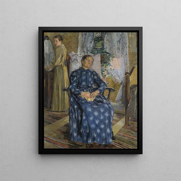 Fatigued Painting - Carl Wilhelmson — framed artwork on a wall
