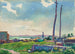 Lucht en zon - Carl William Broemel — weergave van het kunstwerk