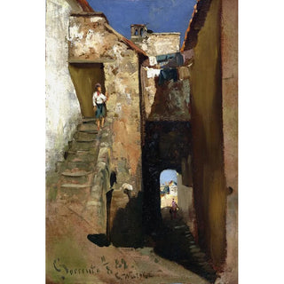 Carl Wuttke - Gasse in Sorrent.webp