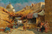 Oosterse markt schilderij - Carl Wuttke — weergave van het kunstwerk