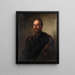 Zelfportret - Carl Zewy — ingelijst kunstwerk aan de muur