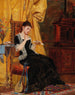 La lettre - Carl Zewy — weergave van het kunstwerk