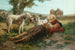 La Sieste des Chevriers - Carlo Ademollo — weergave van het kunstwerk