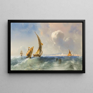 Carlo Bossoli - High Seas Near Alicante.webp