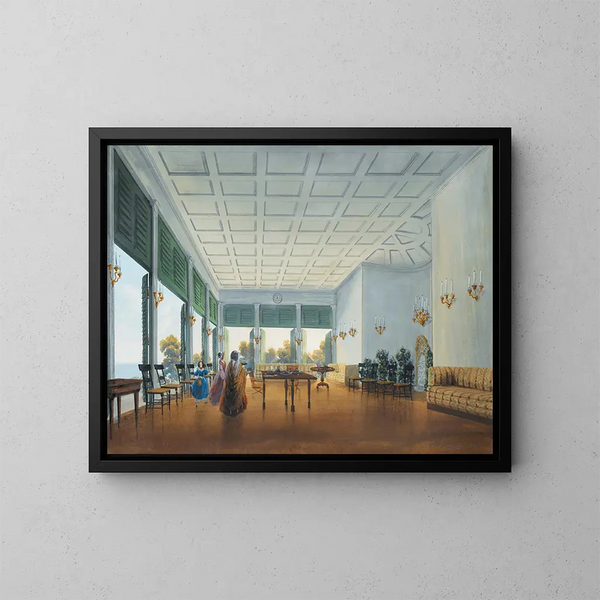 Seven Views of Miskhor in Crimea II - Carlo Bossoli — framed artwork on a wall