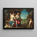 Angélique en Médor - Carlo Caliari — ingelijst kunstwerk aan de muur