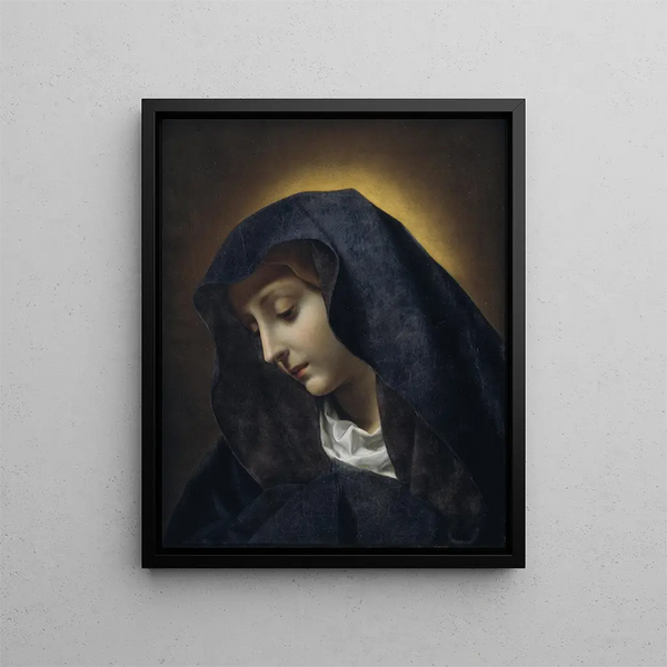 The Virgin - Carlo Dolci — framed artwork on a wall