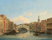 Het Rialtobrug - Carlo Grubacs — weergave van het kunstwerk