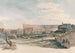 the Colosseum from Caelius Hill with the Arch of Constantine and a view of the Forum, Rome - Carlo Labruzzi — artwork view