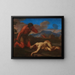 Adam ontdekt het lichaam van Abel - Carlo Magnone — ingelijst kunstwerk aan de muur