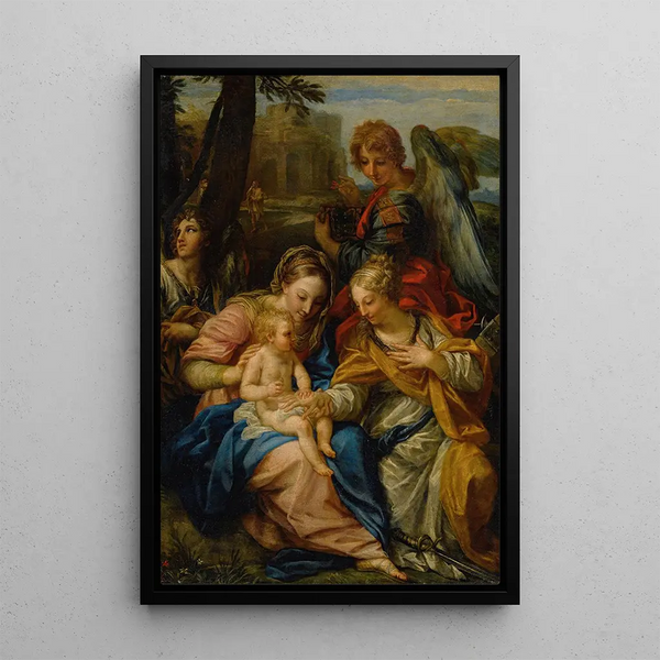 Carlo Maratti - Mystic Marriage Of Saint Catherine Of Alexandria.webp