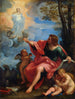 Sint Johannes de Evangelist op Patmos - Carlo Maratti — weergave van het kunstwerk