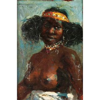 Carlos Abascal - Portrait of a Young Woman In Bust.webp
