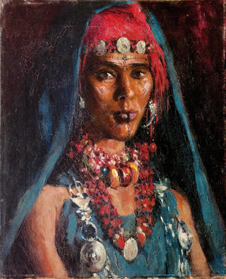 Carlos Abascal - Young Woman With Necklaces.webp