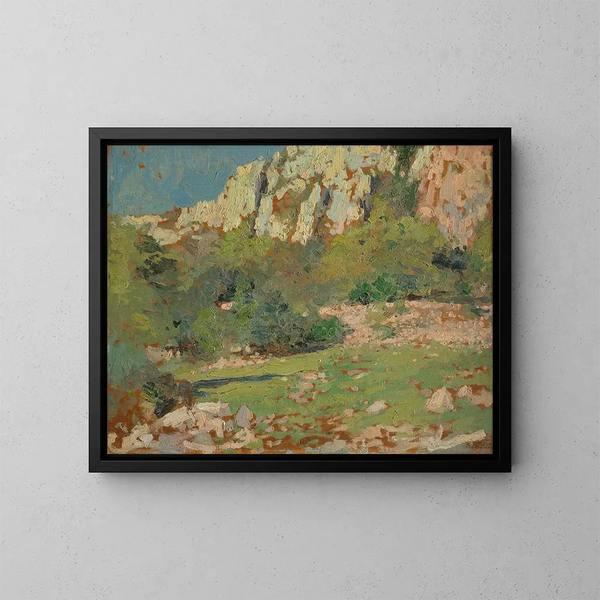 Arequita - Carlos Federico Sáez — framed artwork on a wall