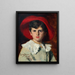 L'enfant met rode hoed Michel Feydeau zoon van Georges - Carolus-Duran — ingelijst kunstwerk aan de muur