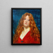 Portret van roodharige vrouw 1876 - Carolus-Duran — ingelijst kunstwerk aan de muur