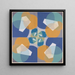 Green Squares Painting - Joseph Schillinger — framed artwork on a wall