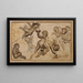 Bacchanale d'enfants - Caspar Franz Sambach — ingelijst kunstwerk aan de muur