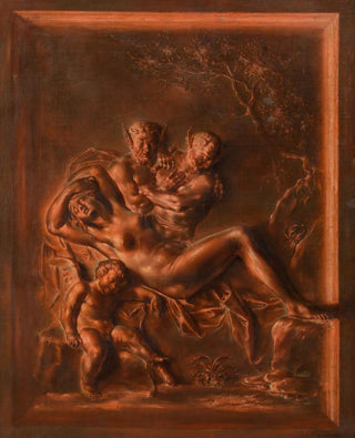 Caspar Franz Sambach - Schlafende Nymphe Von Zwei Satyrn Belauscht.webp