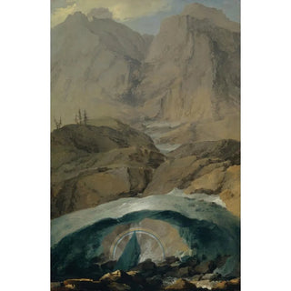Caspar Wolf - Snow Bridge and Rainbow in the Gadmen Valley.webp