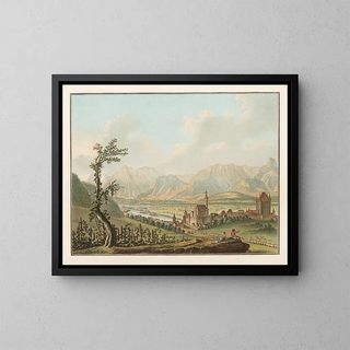 Caspar Wolf - Ville de Thun du Ct de lOccident.webp