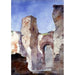 Reproduction of the painting Thermes de Caracalla Rome - Cass Gilbert