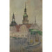 Reproductie van het schilderij De torens van de Zwinger Dresden - Cass Gilbert