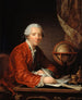 Portret van Jean Le Rond d'Alembert 1717-1783 wiskundige en filosoof - Catherine Lusurier — weergave van het kunstwerk