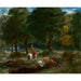 Reproductie van het schilderij Griekse cavalerij in rust in het bos - Eugène Delacroix