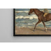 Reproductie van het schilderij ruiter op het strand links - Max Liebermann