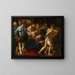 De Christus die het kruis draagt - Cecco del Caravaggio — ingelijst kunstwerk aan de muur