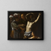 Sint Sebastiaan - Cecco del Caravaggio — ingelijst kunstwerk aan de muur